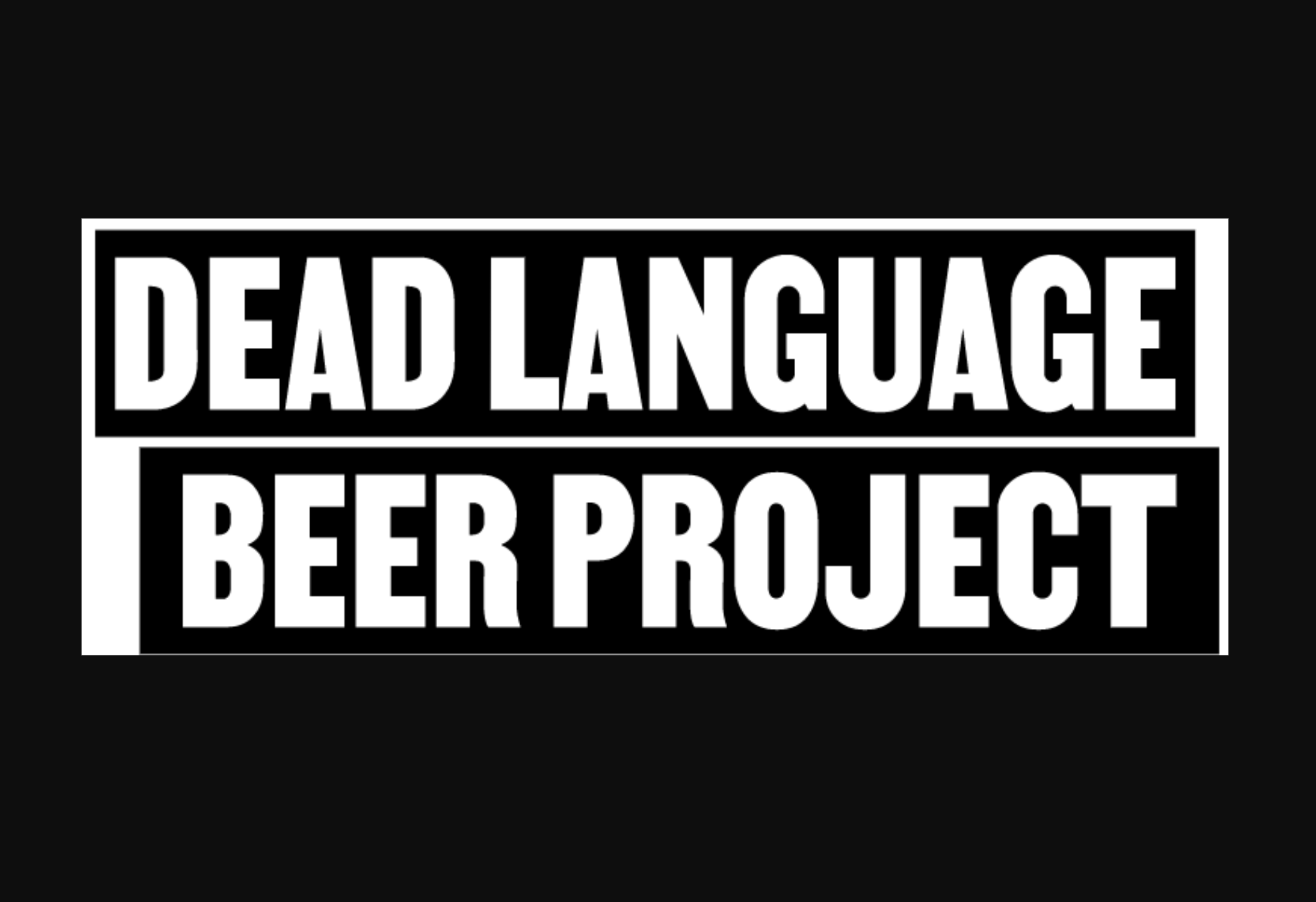 Dead language beer 3 9 dungeons n drafts